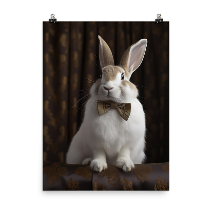English Spot Bunnys Classic Charisma Photo paper poster - PosterfyAI.com