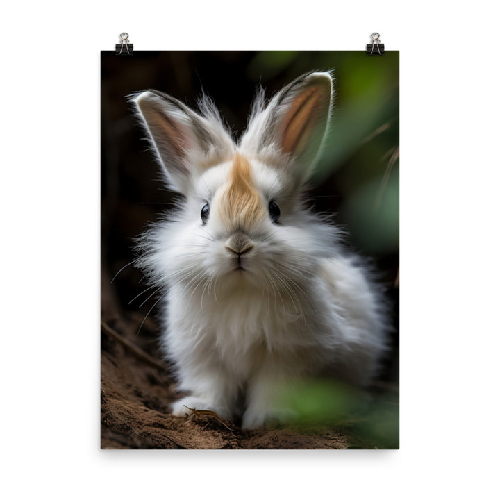 Lionhead Bunny Photo paper poster - PosterfyAI.com
