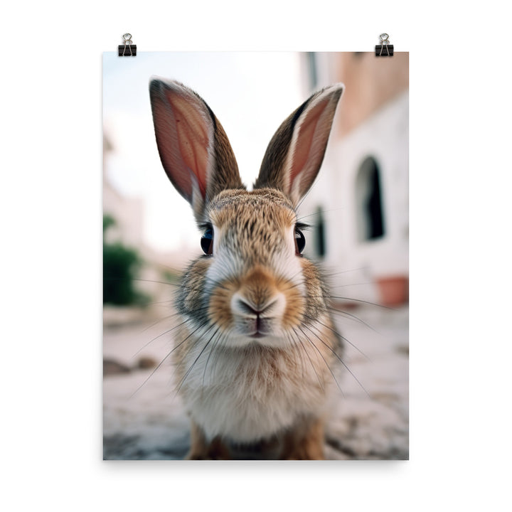 Charming Havana Bunny Photo paper poster - PosterfyAI.com