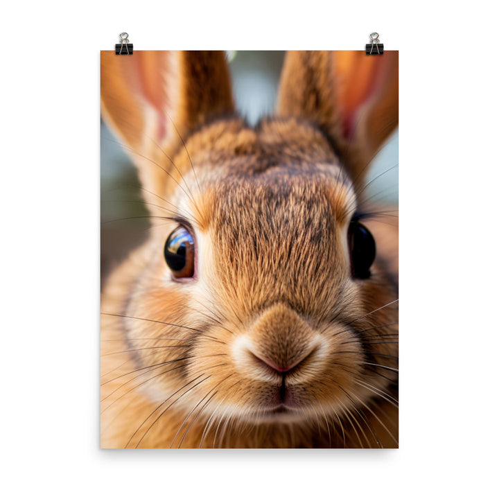 Charming Havana Bunny Photo paper poster - PosterfyAI.com