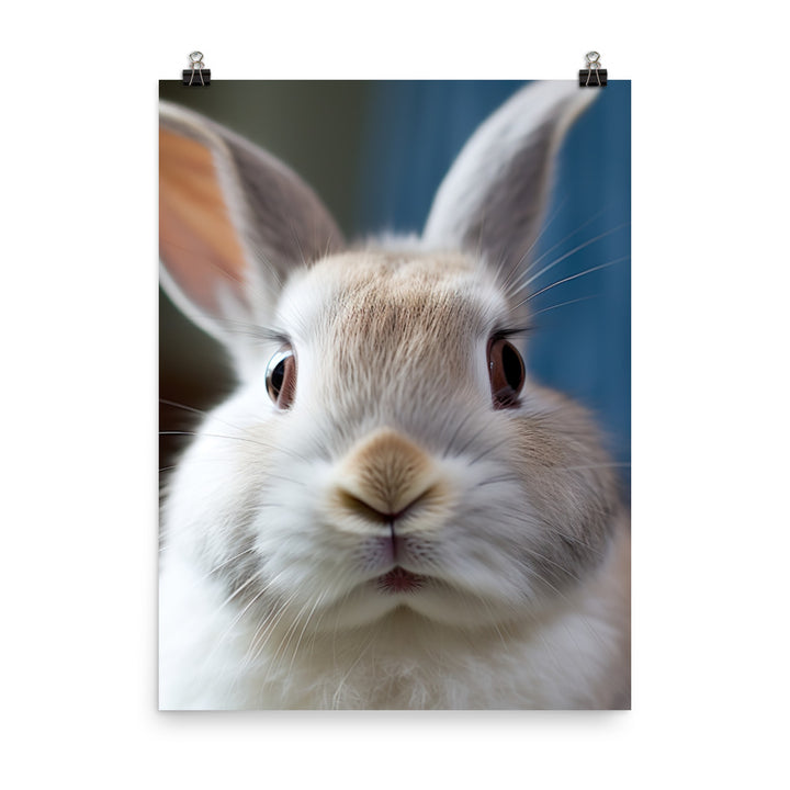 Charming Britannia Petite Bunny Photo paper poster - PosterfyAI.com