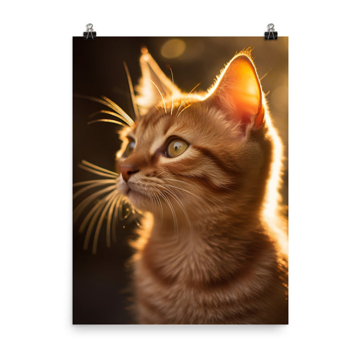 Details of Somali Kitten Photo paper poster - PosterfyAI.com
