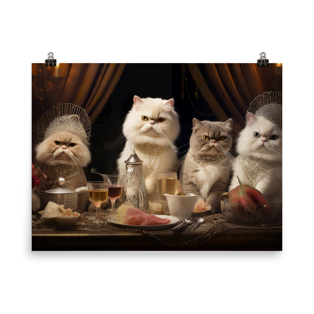 Exotic Shorthair Photo paper poster - PosterfyAI.com