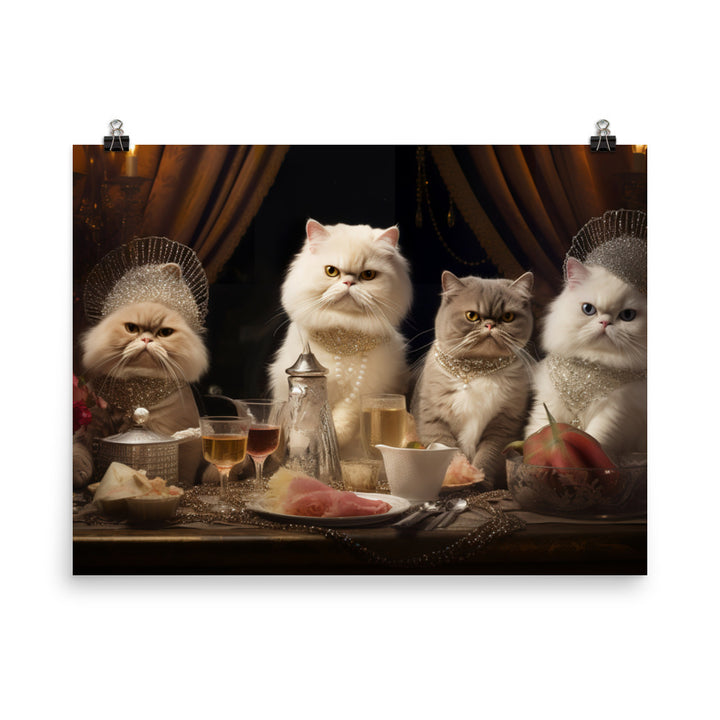 Exotic Shorthair Photo paper poster - PosterfyAI.com