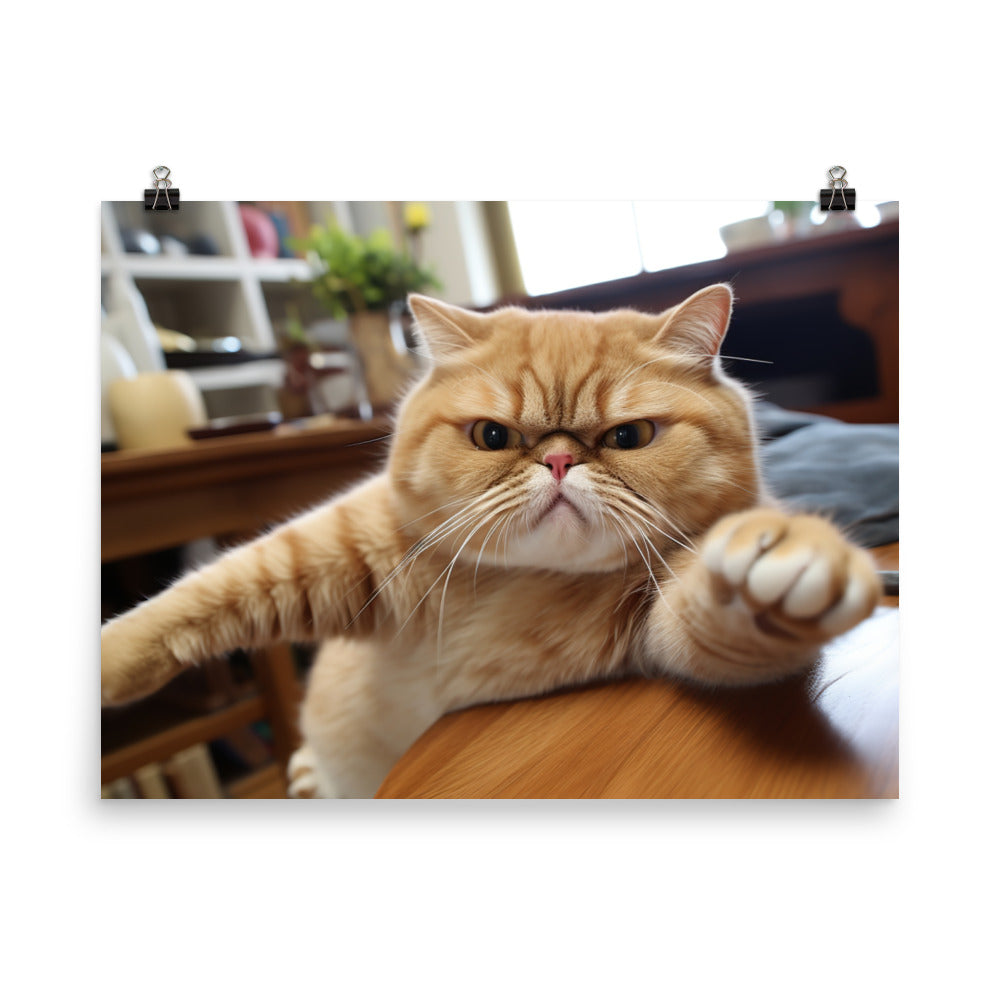 Exotic Shorthair Photo paper poster - PosterfyAI.com