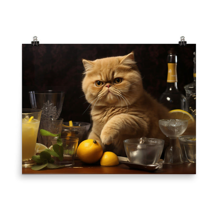 Exotic Shorthair Photo paper poster - PosterfyAI.com