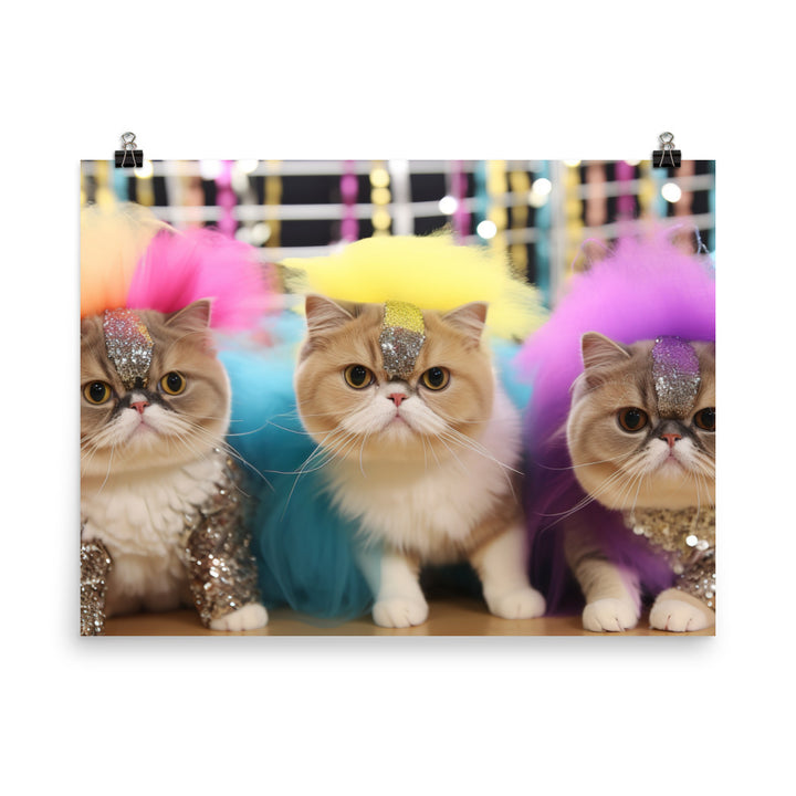 Exotic Shorthair Photo paper poster - PosterfyAI.com