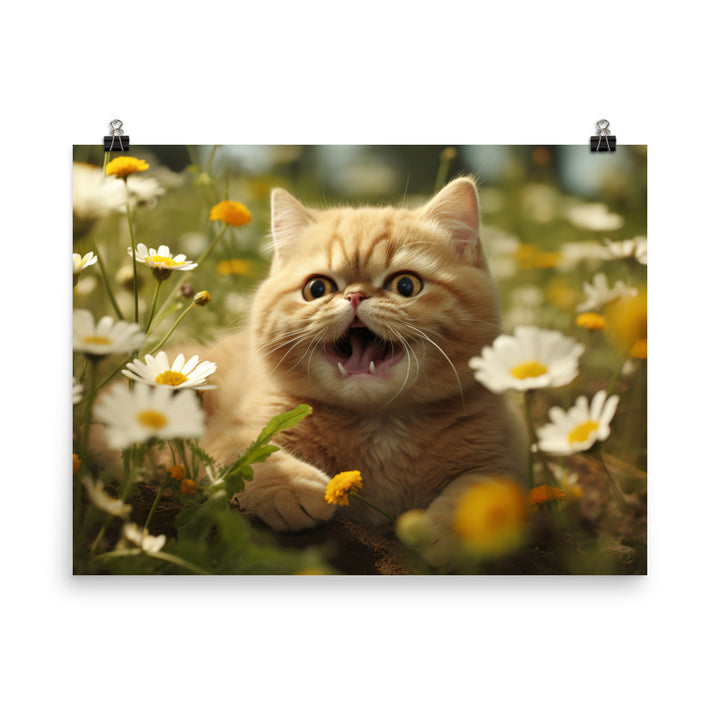 Exotic Shorthair Photo paper poster - PosterfyAI.com