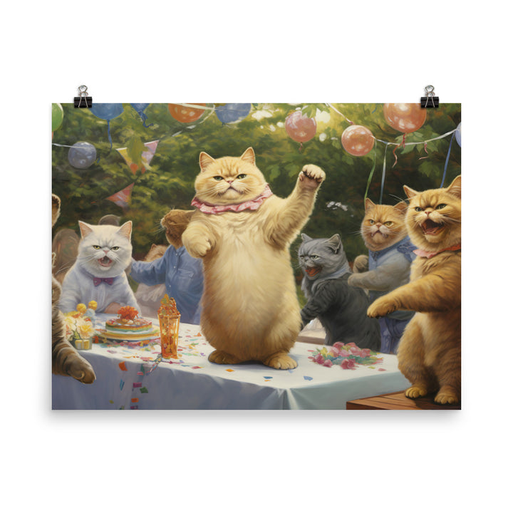 Exotic Shorthair Photo paper poster - PosterfyAI.com