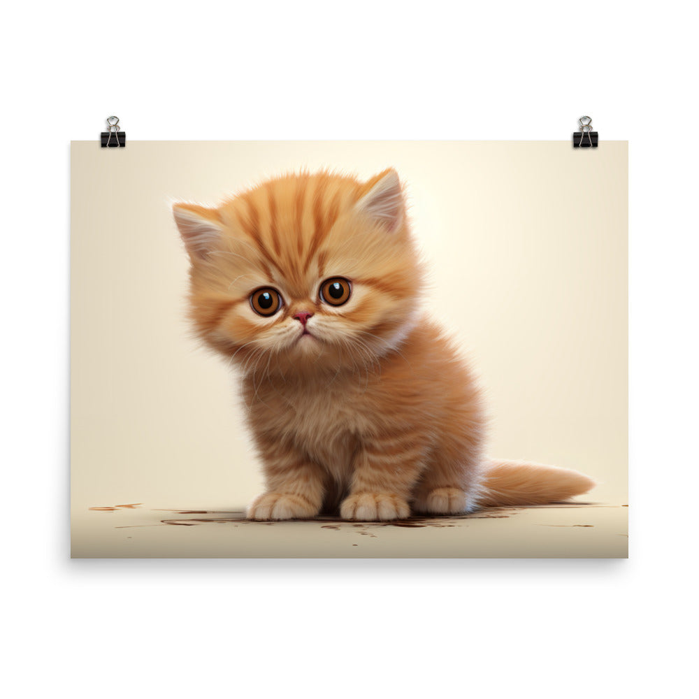 Exotic Shorthair Photo paper poster - PosterfyAI.com