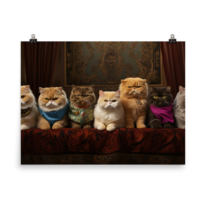 Exotic Shorthair Photo paper poster - PosterfyAI.com