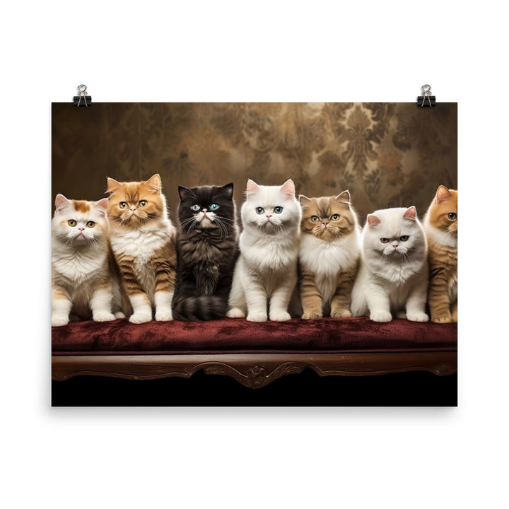 Exotic Shorthair Photo paper poster - PosterfyAI.com