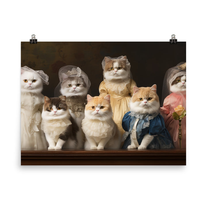 Exotic Shorthair Photo paper poster - PosterfyAI.com