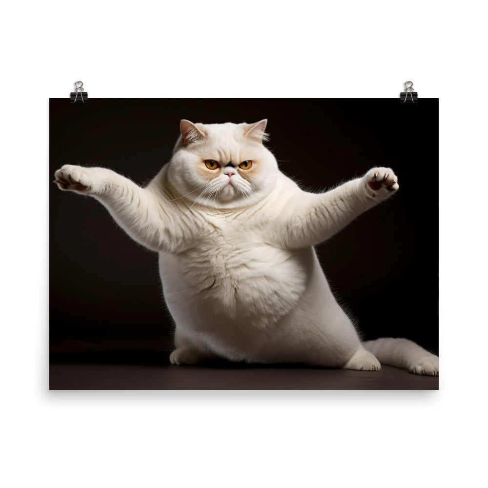 Exotic Shorthair Photo paper poster - PosterfyAI.com
