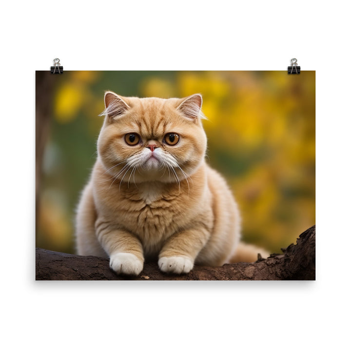 Exotic Shorthair Photo paper poster - PosterfyAI.com