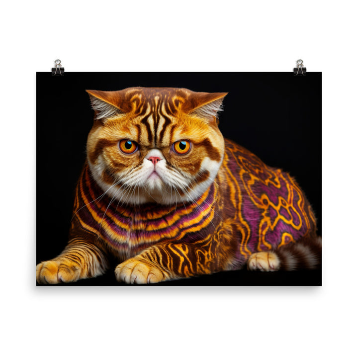 Exotic Shorthair Photo paper poster - PosterfyAI.com