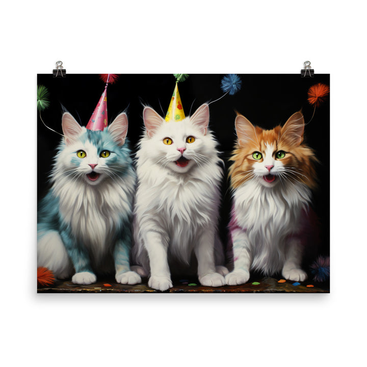 Turkish Van Photo paper poster - PosterfyAI.com