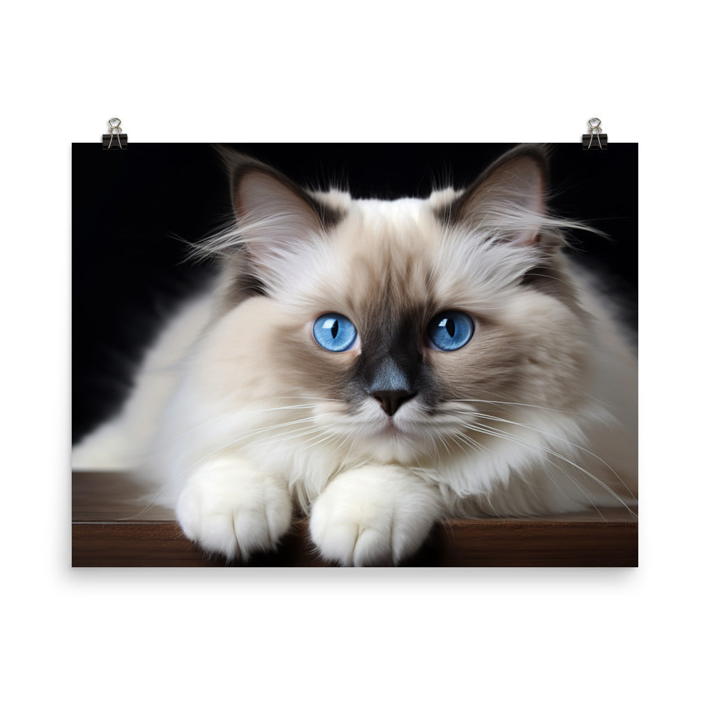 Ragdoll Photo paper poster - PosterfyAI.com