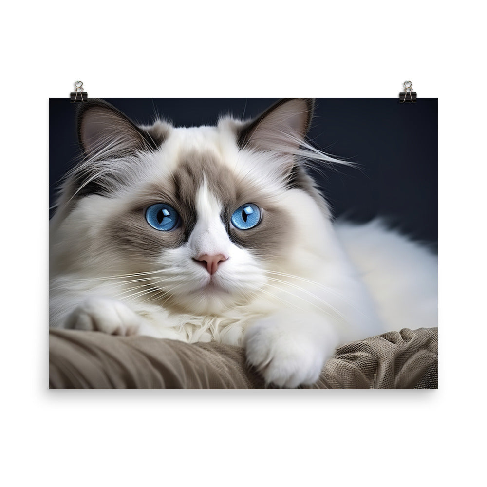 Ragdoll Photo paper poster - PosterfyAI.com