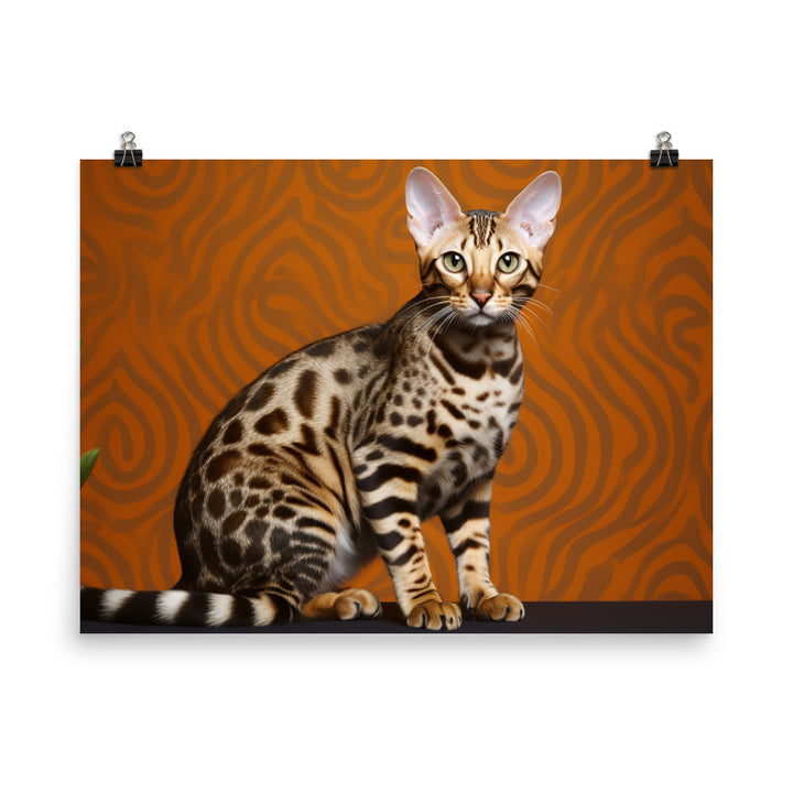 Ocicat Photo paper poster - PosterfyAI.com