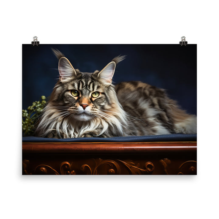 Maine Coon Photo paper poster - PosterfyAI.com