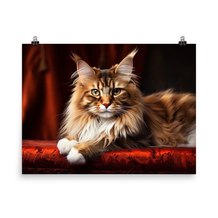 Maine Coon Photo paper poster - PosterfyAI.com
