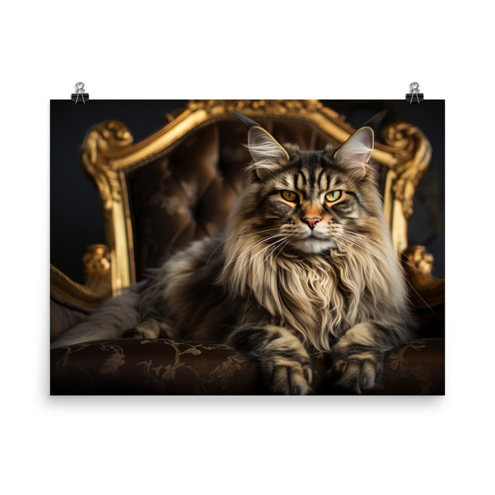 Maine Coon Photo paper poster - PosterfyAI.com