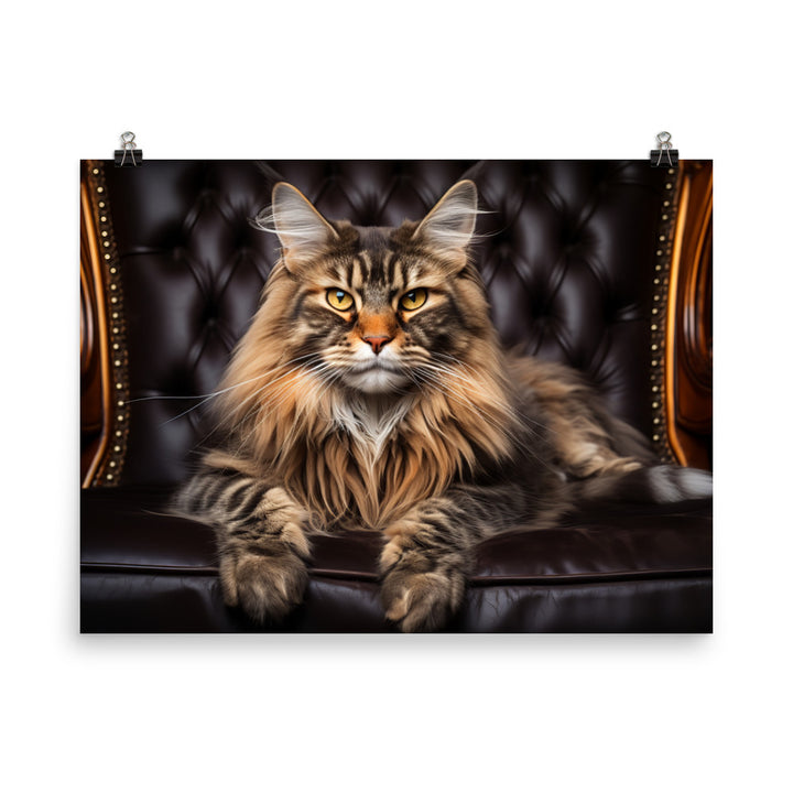 Maine Coon Photo paper poster - PosterfyAI.com