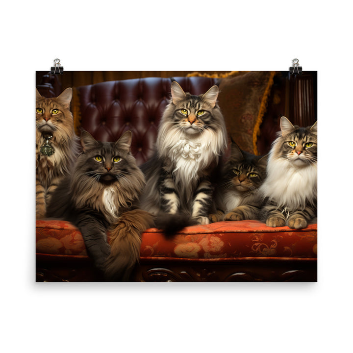 Maine Coon Photo paper poster - PosterfyAI.com