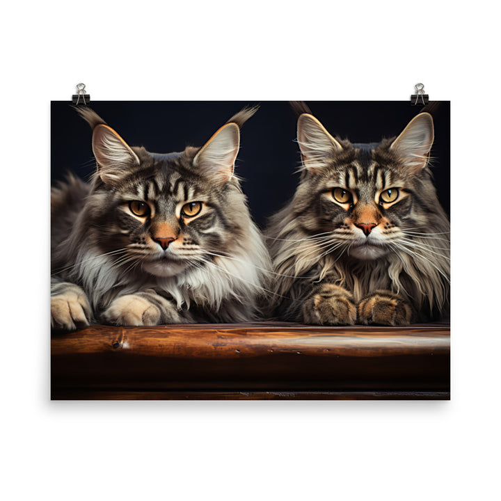Maine Coon Photo paper poster - PosterfyAI.com
