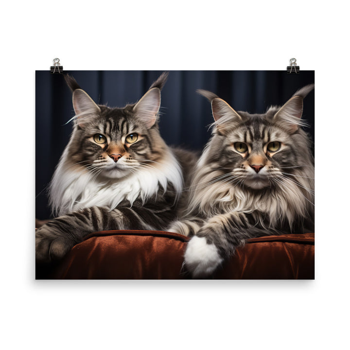 Maine Coon Photo paper poster - PosterfyAI.com