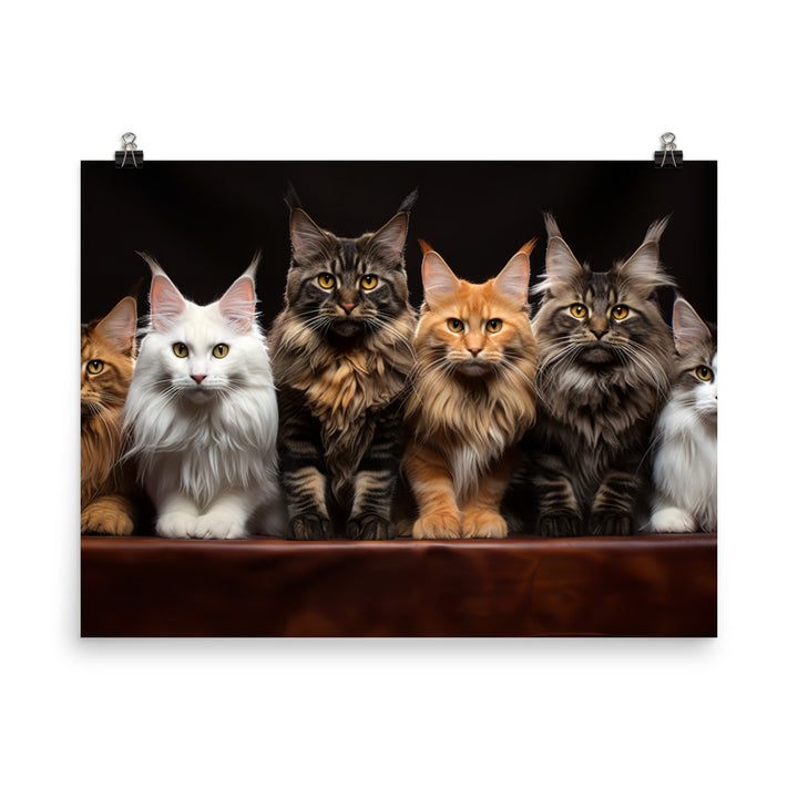Maine Coon Photo paper poster - PosterfyAI.com