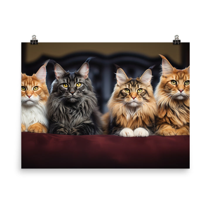 Maine Coon Photo paper poster - PosterfyAI.com