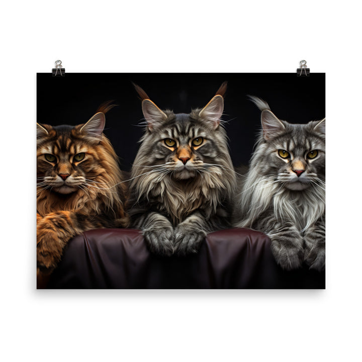 Maine Coon Photo paper poster - PosterfyAI.com