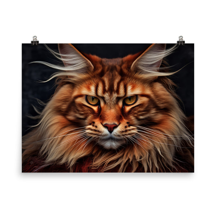 Maine Coon Photo paper poster - PosterfyAI.com
