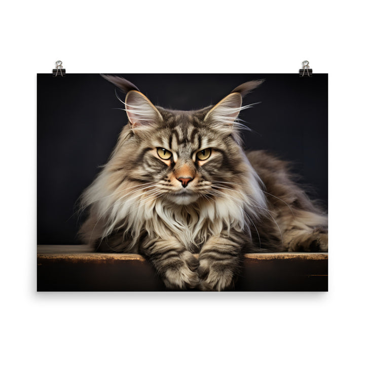 Maine Coon Photo paper poster - PosterfyAI.com