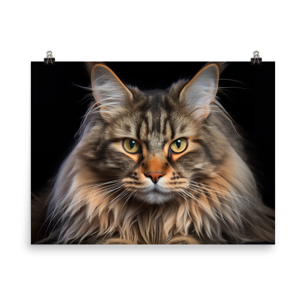 Maine Coon Photo paper poster - PosterfyAI.com