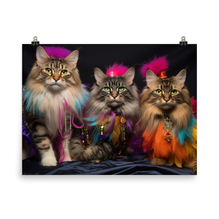 Maine Coon Photo paper poster - PosterfyAI.com