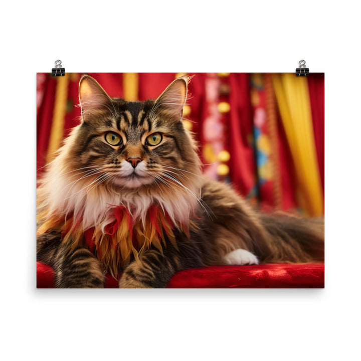 Maine Coon Photo paper poster - PosterfyAI.com