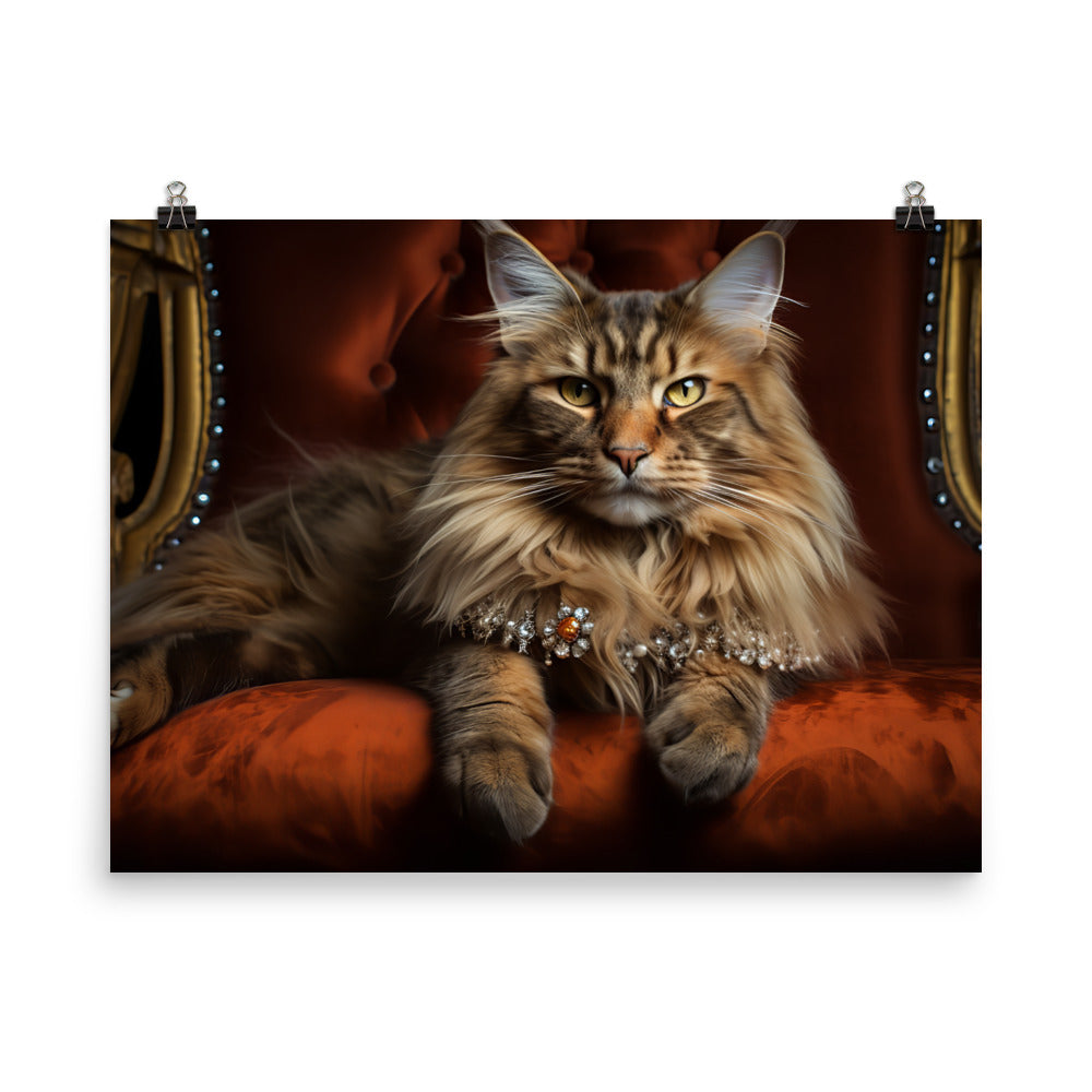 Maine Coon Photo paper poster - PosterfyAI.com