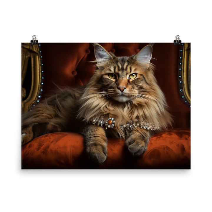 Maine Coon Photo paper poster - PosterfyAI.com