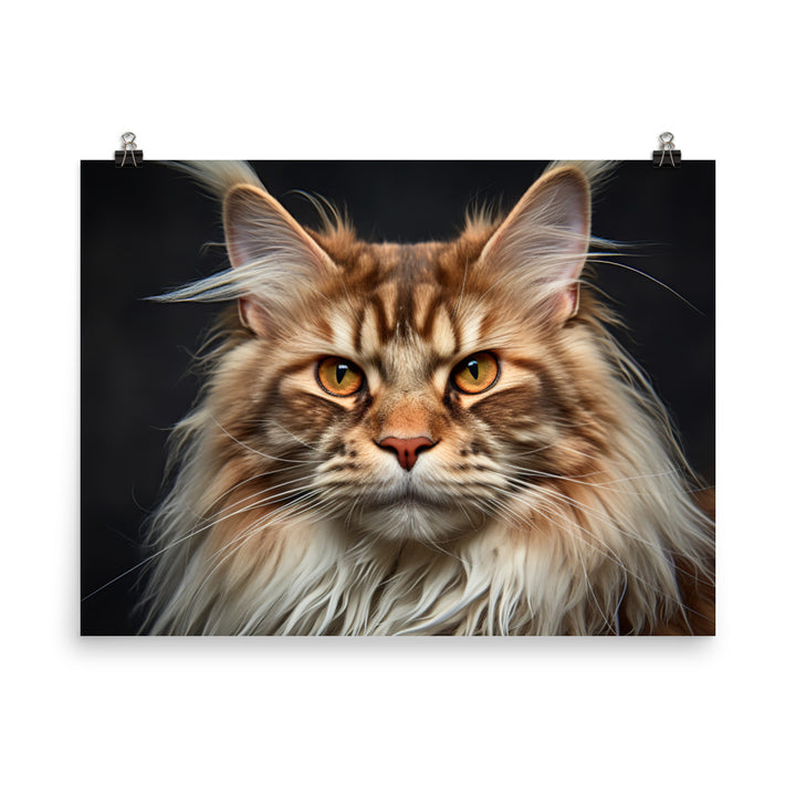 Maine Coon Photo paper poster - PosterfyAI.com