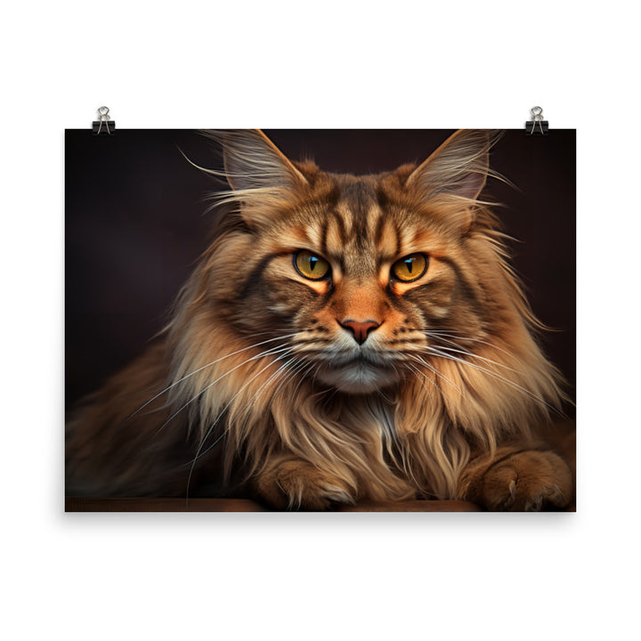 Maine Coon Photo paper poster - PosterfyAI.com