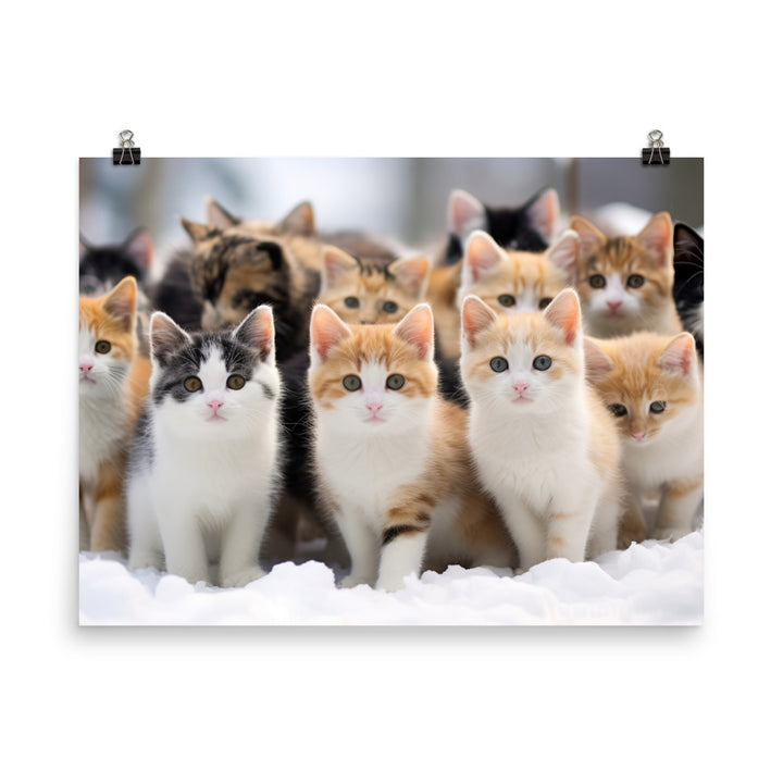 Japanese Bobtail Photo paper poster - PosterfyAI.com