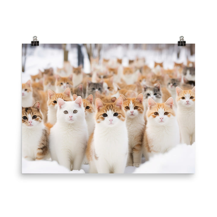 Japanese Bobtail Photo paper poster - PosterfyAI.com
