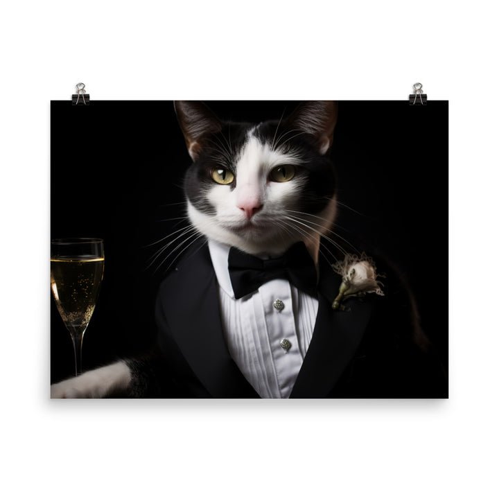 Japanese Bobtail Photo paper poster - PosterfyAI.com