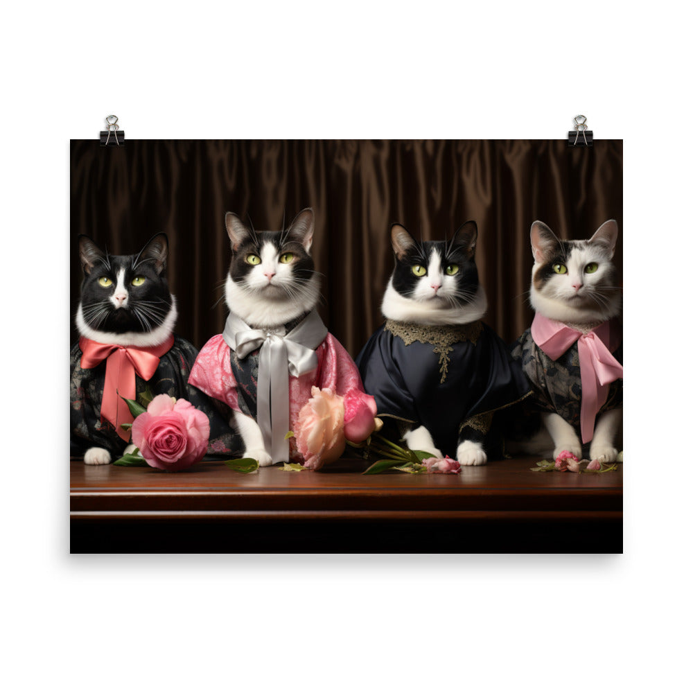 Japanese Bobtail Photo paper poster - PosterfyAI.com