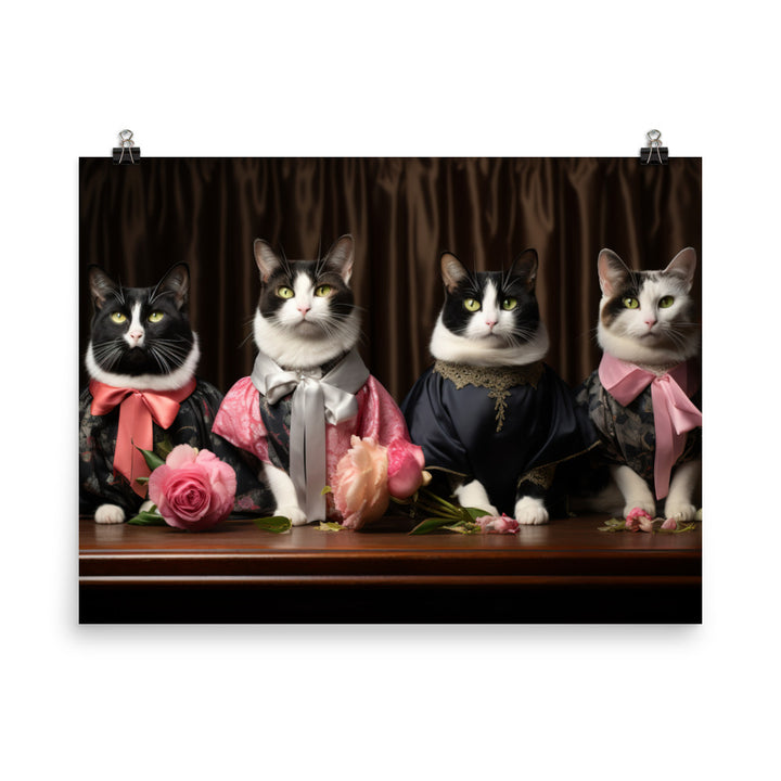 Japanese Bobtail Photo paper poster - PosterfyAI.com