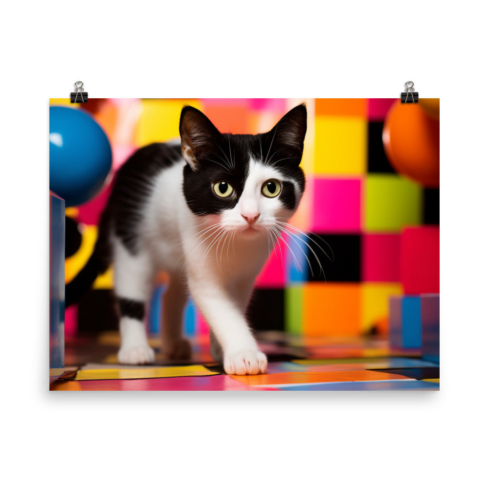 Japanese Bobtail Photo paper poster - PosterfyAI.com