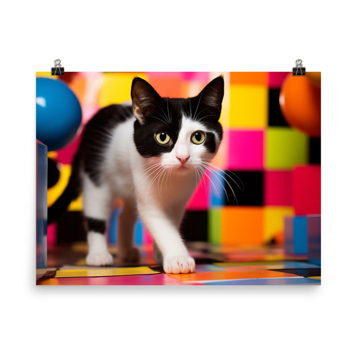 Japanese Bobtail Photo paper poster - PosterfyAI.com